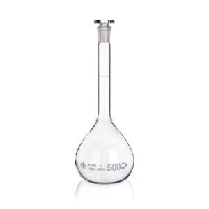 Flasks, Volumetric, Class B, Glass Stopper, Borosilicate Glass 3.3