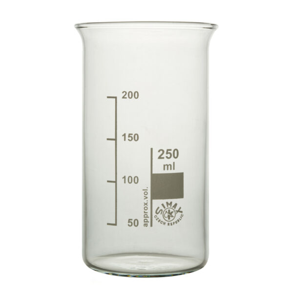 Beaker, Tall Form Without Spout, Borosilicate Glass 3.3