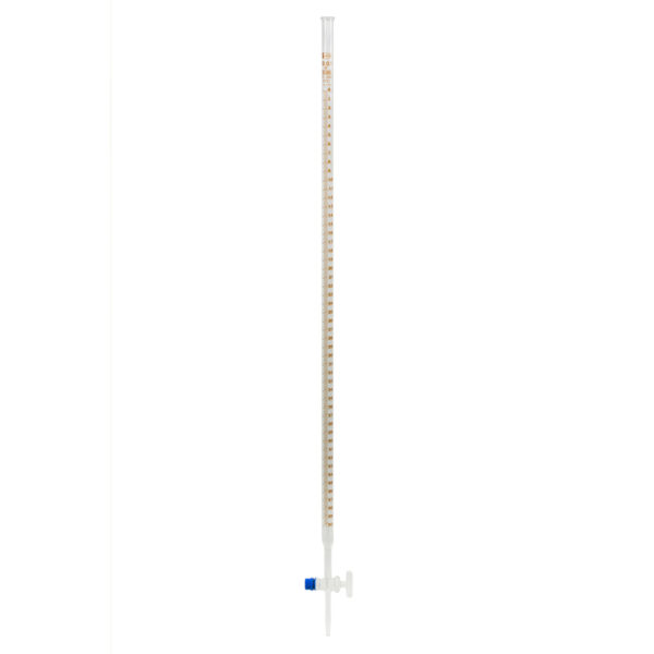 Burette, Class B, Amber Graduation, Glass Stopcock, Borosilicate Glass