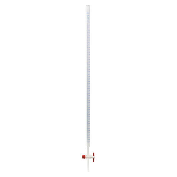 Burette, Straight Bore, PTFE Stopcock, Class B, Borosilicate Glass