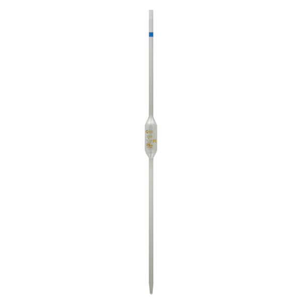 Pipette, Volumetric, Class AS, 1 Mark, Batch Certificate, Borosilicate Glass