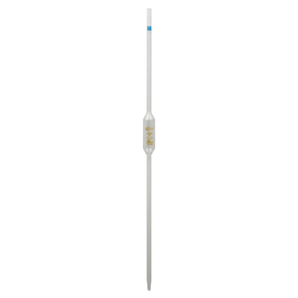 Pipette, Volumetric, Class B, 1 Mark, Borosilicate Glass