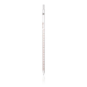 Pipette, Graduated, Qualicolor, Class AS, Borosilicate Glass