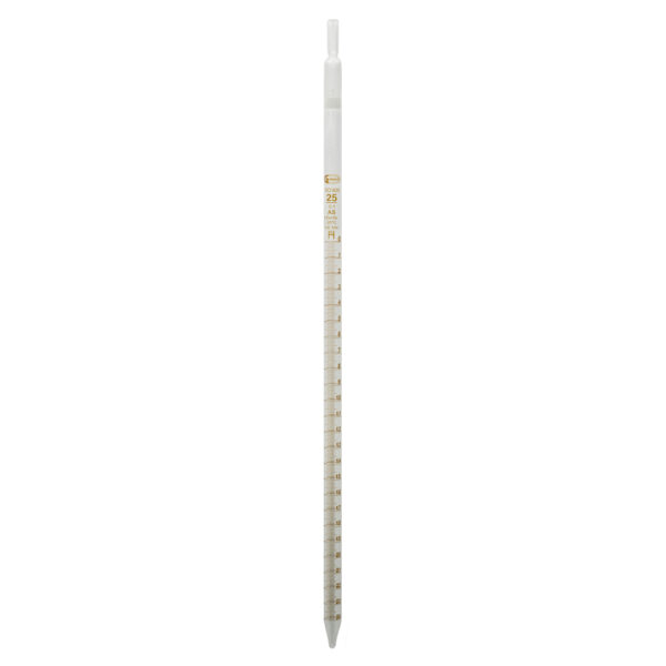 Pipette, Graduated, Class AS, Serological, Type 3, Batch Certificate, Borosilicate Glass