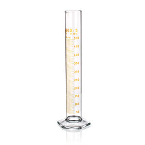 Measuring Cylinder, Brown Graduations, Borosilicate Glass