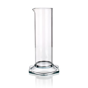 Cylinder, No Graduations, Hexagonal Base, Borosilicate Glass