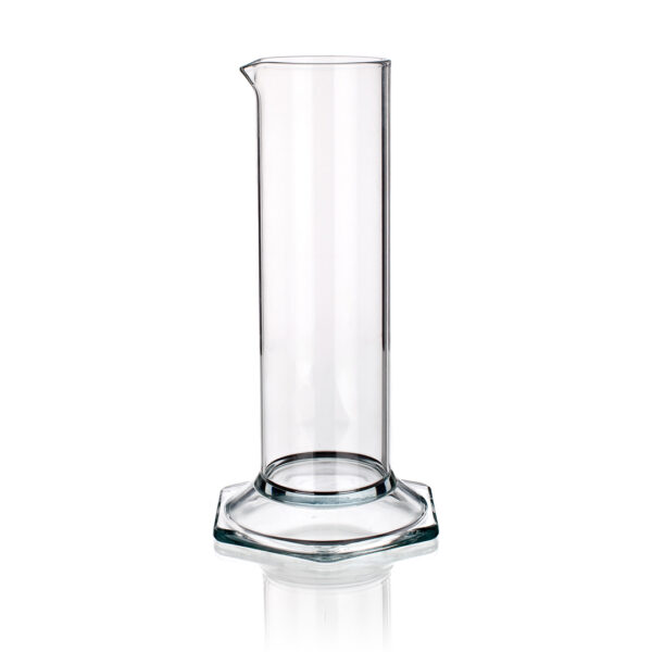 Cylinder, No Graduations, Hexagonal Base, Borosilicate Glass