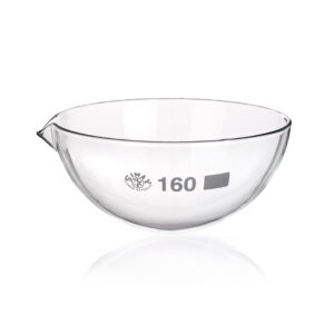 Evaporating Dishes, Round Bottom, Spouted, Borosilicate Glass