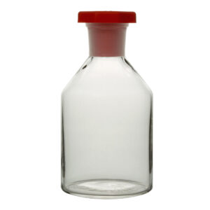 Reagent Bottles, Glass, Clear, Complete With Stopper