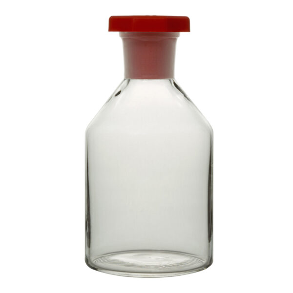 Reagent Bottles, Glass, Clear, Complete With Stopper