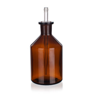Dropping Bottle, Amber, Ground Joint, Soda Glass