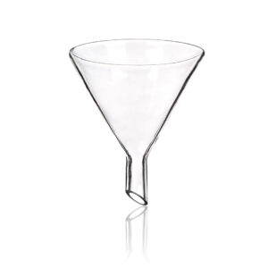 Funnel, Filling, Short Oblique Stem, Borosilicate Glass