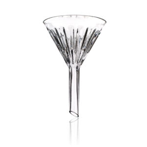 Funnel, Ribbed, Borosilicate Glass