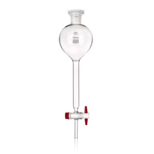 Funnel, Separatory, Cylindrical, Borosilicate Glass