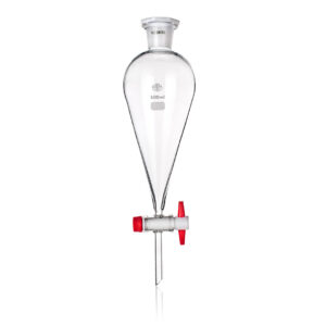 Funnel, Separatory, Pear Shape, Borosilicate Glass