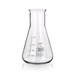 Erlenmeyer Flask, Wide Neck, Borosilicate Glass