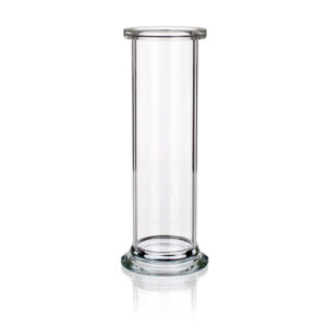 Specimen Jar Lid, Frosted One Side, Glass