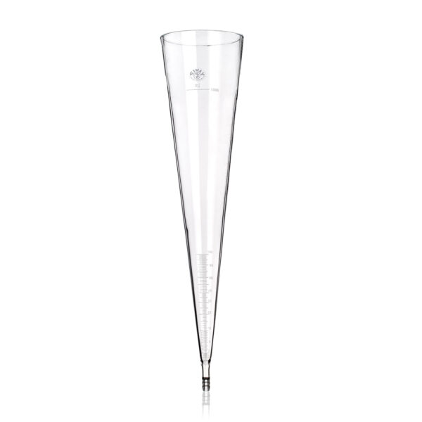 Imhoff Cone, Hose Connection, Borosilicate Glass