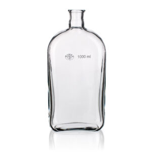 Culture Flasks, Roux, Central Conical Neck, Borosilicate Glass