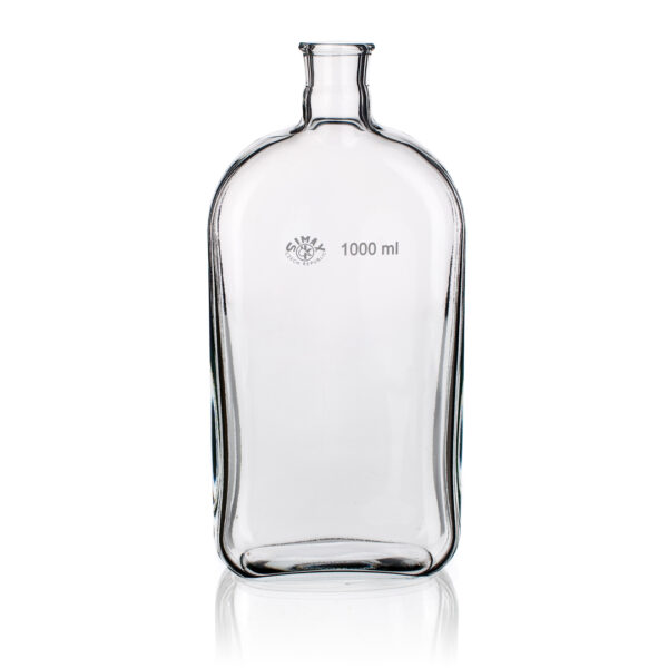 Culture Flasks, Roux, Central Conical Neck, Borosilicate Glass