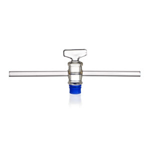 Stopcock, Straight Bore, Glass Key, Borosilicate Glass