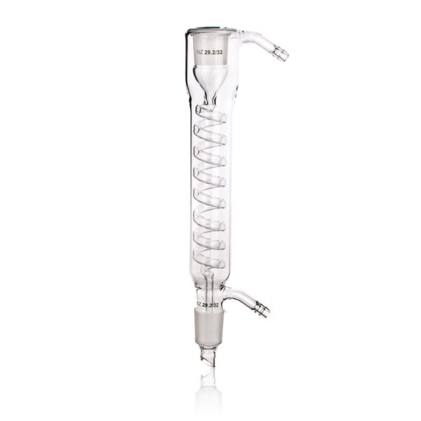 Condenser, Coil, Water Cooled, Borosilicate Glass 3.3