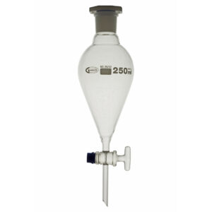 Funnel, Separating, Pear Shape, Glass Stopcock, Borosilicate Glass