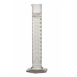 Measuring Cylinder, Hexagonal Base, Borosilicate Glass