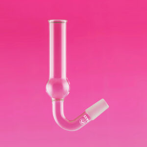 Drying Tube, Angled At 75 To Avoid Desiccant Contact With Reactions, Glass