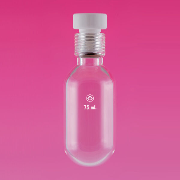 Heavy Wall Cylinder Vessels With Internal Thread For Use With a 15mm PTFE Brushing As A Pressure Seal, Glass
