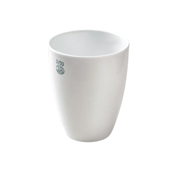 Porcelain Crucible, Tall Form, Porcelain