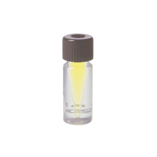 Ungraduated ACCUFORM. Vials with Open Top Closures and PTFE-Faced Silcone Septa