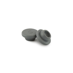 Gray Chlorobutyl Straight-Sided Stoppers