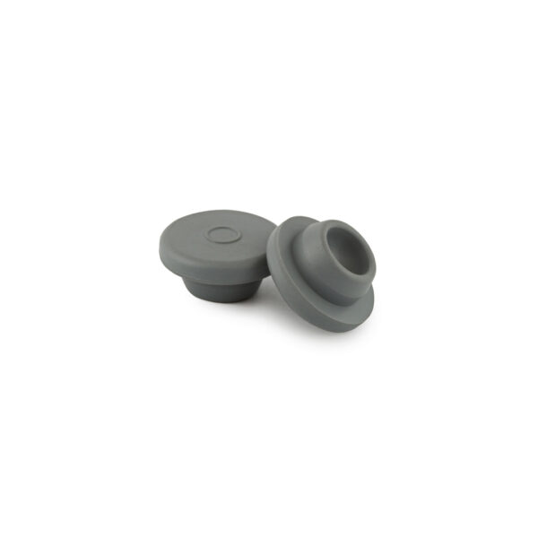 Gray Chlorobutyl Straight-Sided Stoppers