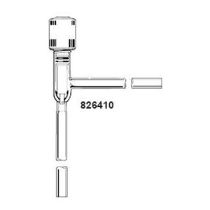 HI-VAC Right-Angle Extended Tip Valves with PTFE Plug