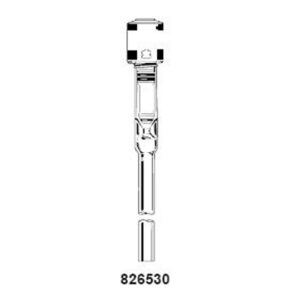 HI-VAC Straight Valve with PTFE Plug