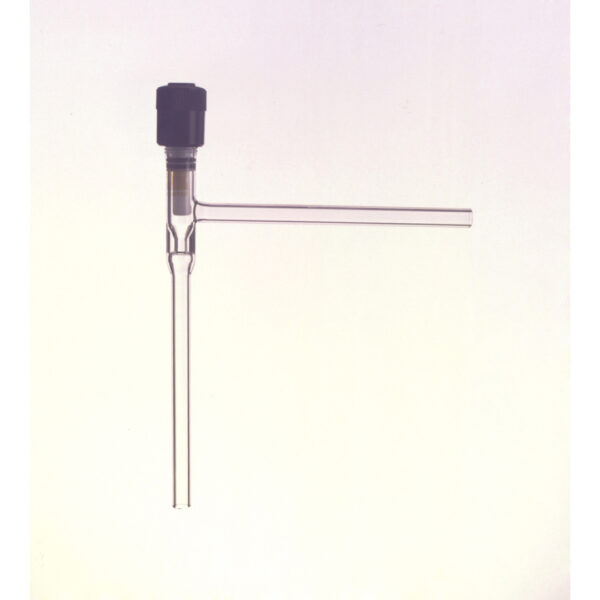 HI-VAC Right-Angle Valve with PTFE Plug and no Tip O-Ring