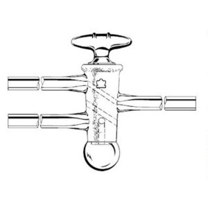 Oblique-Bore High-Vacuum Stopcocks with Hollow Glass Plug