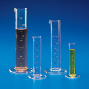 Graduated Measuring Cylinders Short Form, Material PMP (TPX)