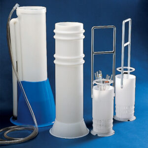 Pipette/Burette Rinsing Set, Automatic, Material PE/PP