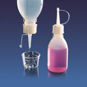 Long Spout Dropping Bottle Screw Caps, Material PE