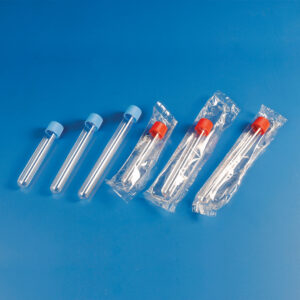 Cylindrical Test Tubes, Material PS