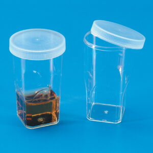 Coulter Cell Counter Cup, Material PS, CAP IN PE
